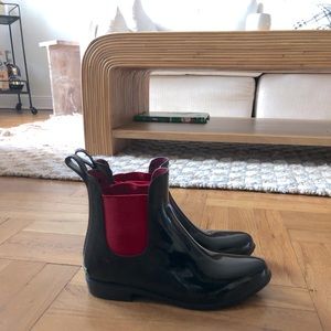 Ralph Lauren Tally Black Rain Boot Size 8